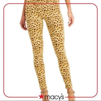 Style & Co Animal Print Cheetah Leggings Size PM